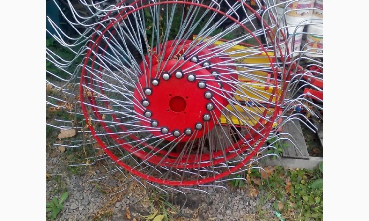 Грабли-ворушилка "Солнышко" на 5 колёс PZ-205 - фото № 3