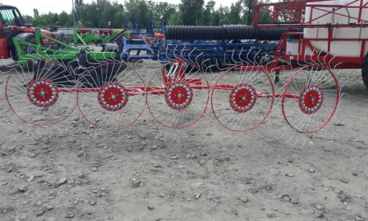 Сіно ворушилка «Сонечко» 5-ти колісна (Польща) - фото № 2