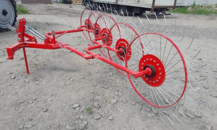 Сіно ворушилка «Сонечко» 5-ти колісна (Польща) - фото № 5