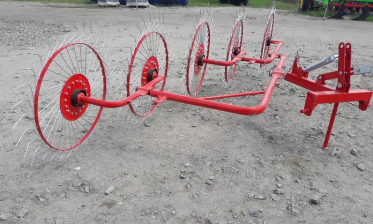 Сіно ворушилка «Сонечко» 5-ти колісна (Польща) - фото № 6