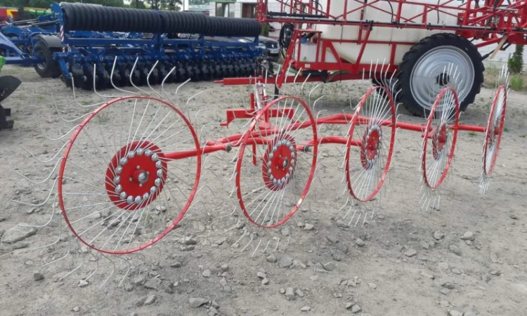 Сіно (грабарка) ворушилка «Сонечко» 5-ти колісна (Польща) - фото № 2