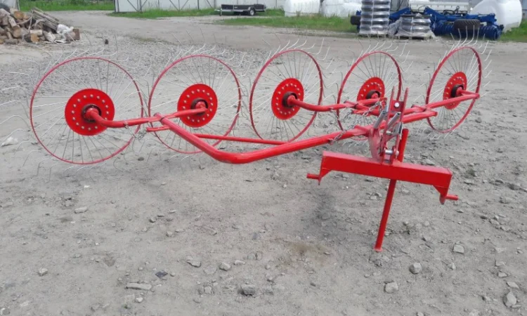 Сіно (грабарка) ворушилка «Сонечко» 5-ти колісна (Польща) - фото № 4