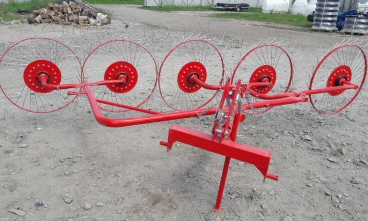 Сіно (грабарка) ворушилка «Сонечко» 5-ти колісна (Польща) - фото № 5