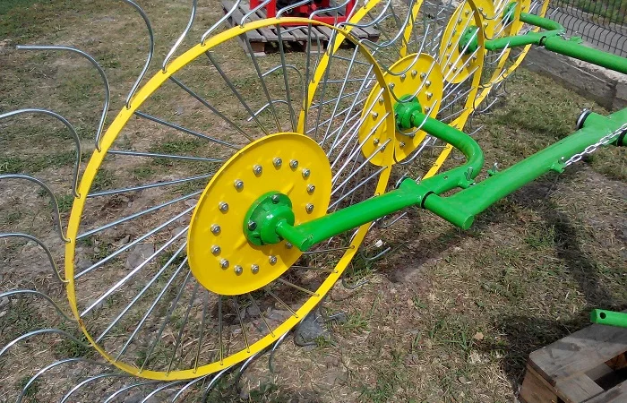 Граблі-ворушилка (валкові) «Сонечко» на 4 колеса - фото № 4