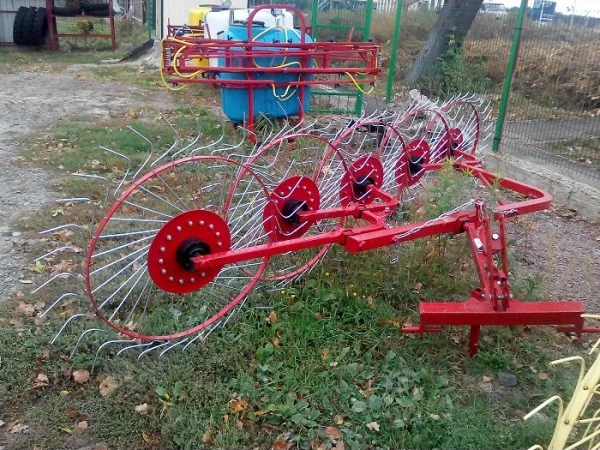 Грабли ворошилки 4 колеса - фото № 6