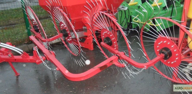 Граблі ворошилки сіна на 5 коліс польські - фото № 3