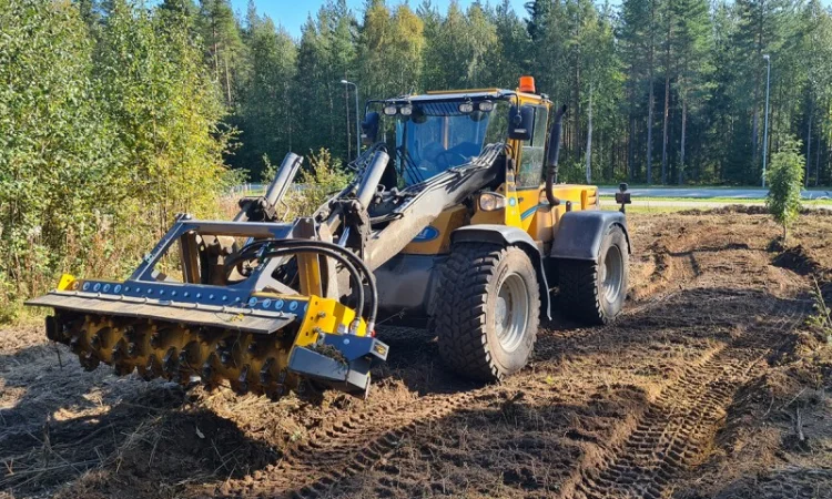 Лісова фреза MeriCrusher серії MС5 з гідравлічним приводом для великих навантажувачів - фото № 3