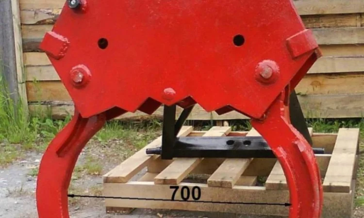 Захват для леса, бревен, вилы тракторные - фото № 2