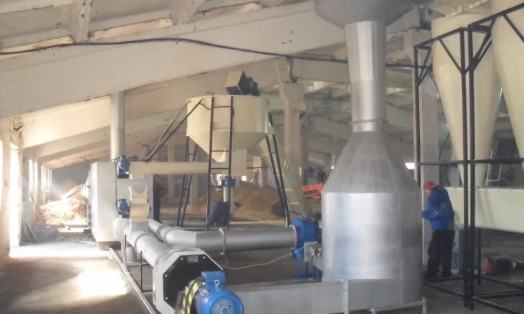 Комплектный завод по производству топливных пеллет из древксины (1т/ч) - фото № 1