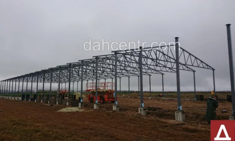 Склад Цех Ангар 18х30х6 навіс, промислова споруда, каркас, ферми, СТО - фото № 7