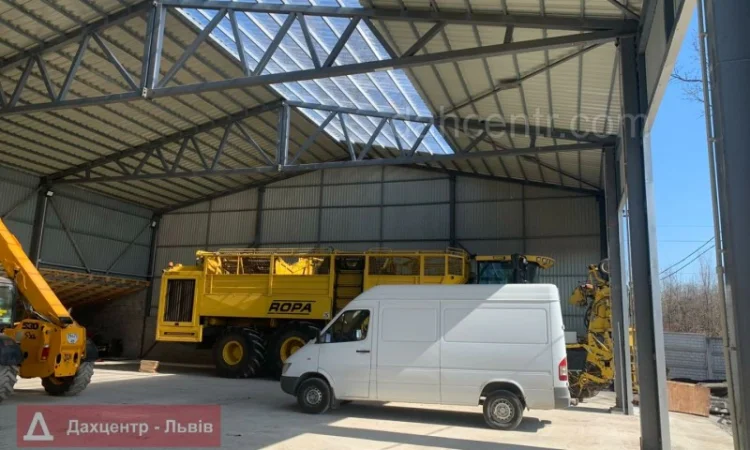 Склад Цех Ангар 18х30х6 навіс, промислова споруда, каркас, ферми, СТО - фото № 8