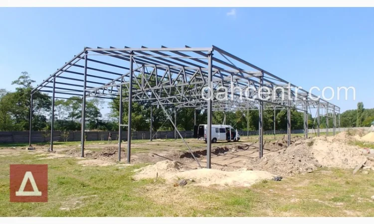 Склад Цех Ангар 18х30х6 навіс, промислова споруда, каркас, ферми, СТО - фото № 3