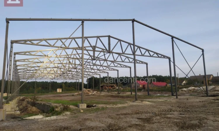 Каркас 15х30х5 Двосхилий ангар склад, цех, зерно, ферми, металоконструкція - фото № 6
