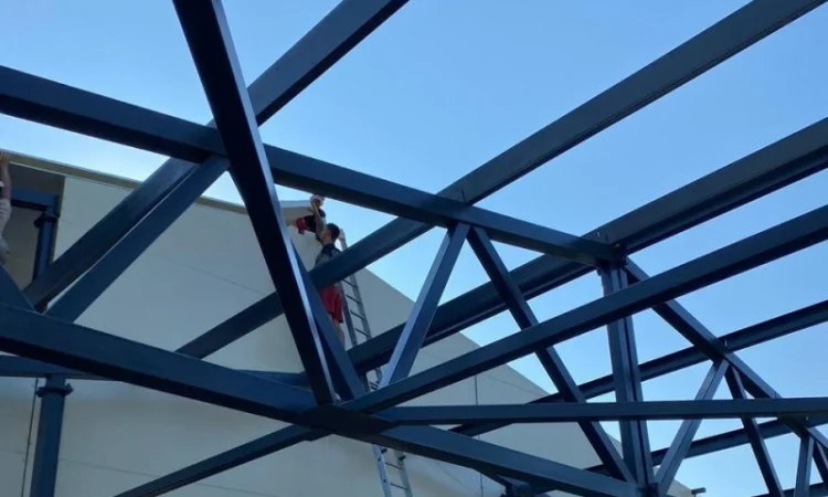 Каркас 15х30х5 Двосхилий ангар склад, цех, зерно, ферми, металоконструкція - фото № 7