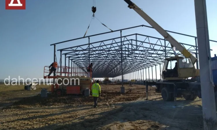 БМЗ 15х42х4 склад двосхилий, ангар, навіс, каркас, ферми, цех - фото № 6