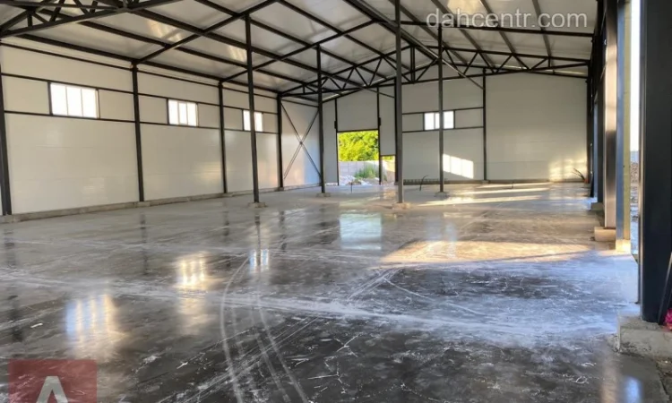 Склад Двосхилий 16х48х6 ангар, виробництво, ферми, цех, каркас, навіс - фото № 2