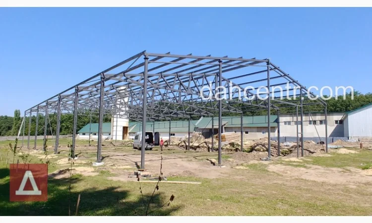 Ангар 12х42х5 металевий каркас, конструкція під склад, цех, сто - фото № 9