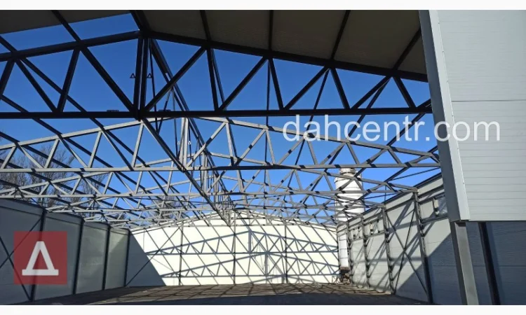 Ангар 12х42х5 металевий каркас, конструкція під склад, цех, сто - фото № 6