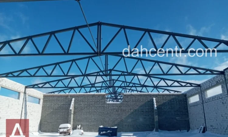 Ангар 24х54х6 під ключ - обшивка сендвіч-панелями - фото № 1