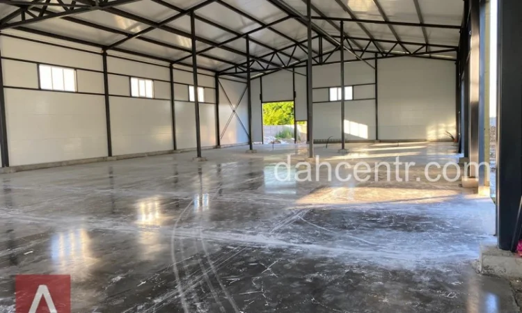 Ангар 24х54х6 під ключ - обшивка сендвіч-панелями - фото № 2