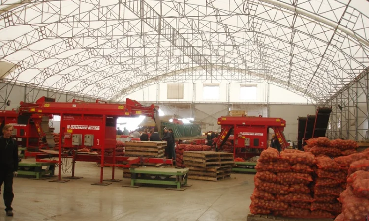 Ангари для зберігання картоплі під ключ в Україні, овочесховища - фото № 1