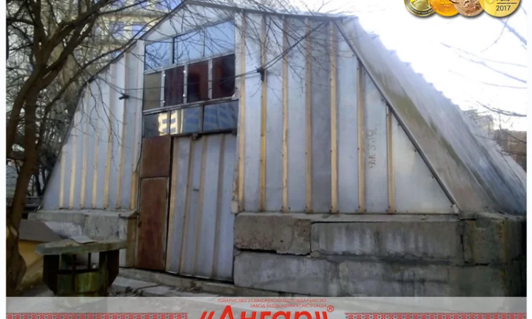 Ангар шатровый 12х30 - фото № 1