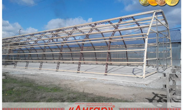 Каркас ангара 12*42 ждет нового хозяина - фото № 3