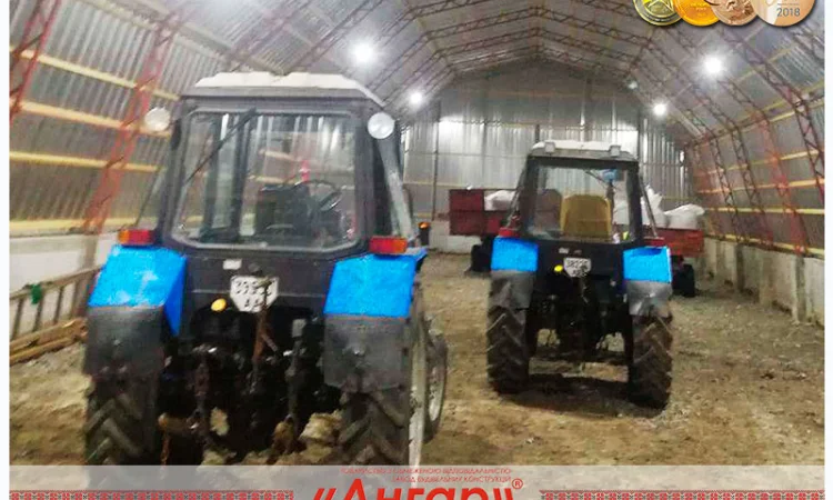 Ангары герметичные: не задувает снег, не затекает вода. Срок эксплуатации от 20 лет - фото № 1