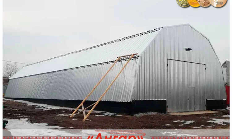 Ангары герметичные: не задувает снег, не затекает вода. Срок эксплуатации от 20 лет - фото № 2