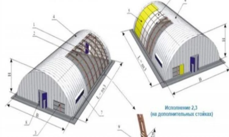 Строим ангары для сельскохозяйственных предприятий под хранение зерновых культур или техн - фото № 1