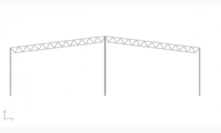 Ферми металеві під Ангар склад, зерносклад або навіс. Довж: 9-13м - фото № 3