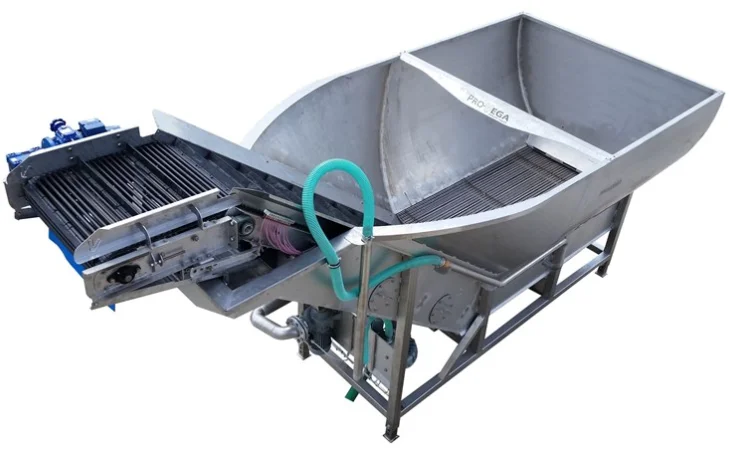 Бункер замачивания (барботажная мойка) моркови ZSW - фото № 5