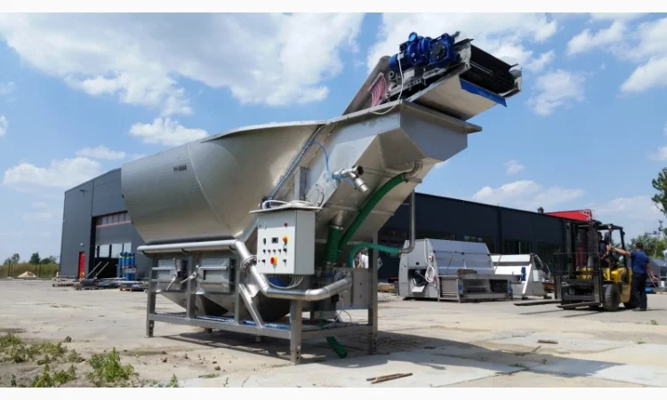 Бункер замачивания (барботажная мойка) моркови ZSW - фото № 2