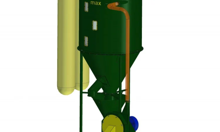 Бункер - змішувач з дробаркою для зернових - фото № 1