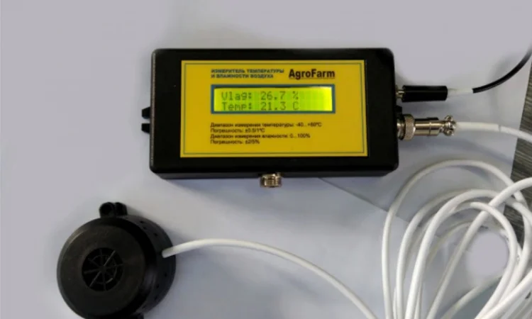 Термометр-гигрометр влагомер воздуха Agrofarm DHT-80 - фото № 4