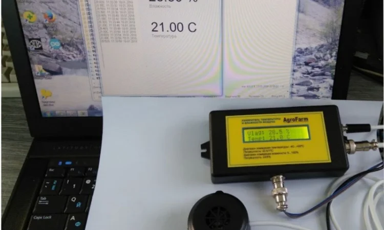 Термометр-гигрометр влагомер воздуха Agrofarm DHT-80 - фото № 6