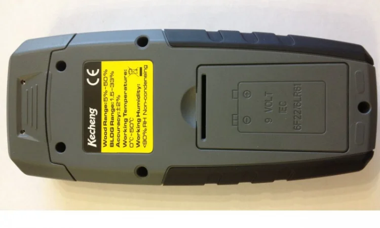 Портативный влагомер для дерева и строй материалов Kecheng KC-310B-1(1.5-50%) с 2 иглами - фото № 3