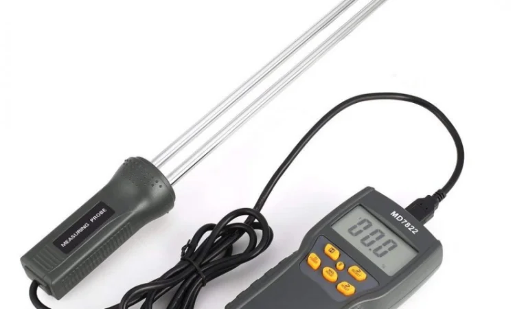 Цифровой измеритель влажности зерна, влагомер MD-7822 - фото № 3