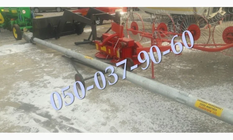 Зернометатель шнековый польский -шнек Kull-met 8 м (оцинковка) Длина 8 метров - фото № 1