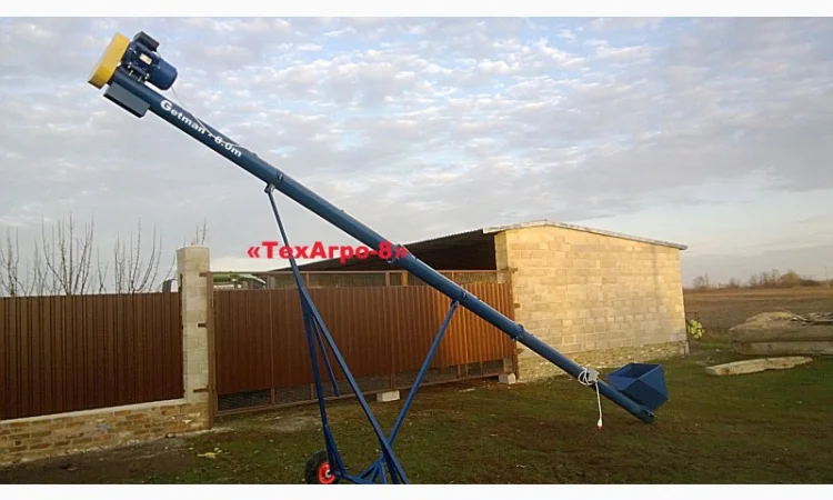 Зернопогрузчик шнековый «GETMAN - 6.0m», погрузчик зерна шнековый, шнековый транспортер - фото № 5