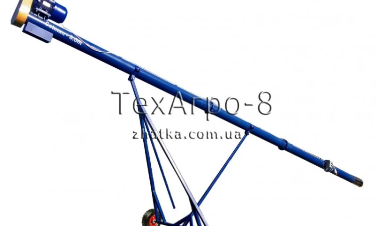 Шнековый погрузчик, транспортер, зернопогрузчик, погрузчик зерновой шнековый (с бункером) - фото № 9