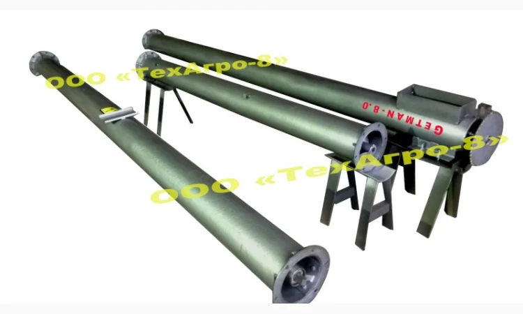 Погрузчик зернопогрузчик зерна шнековый «GETMAN - 8.0m» до 25т/ч, d=159мм, 3кВт/380V - фото № 7