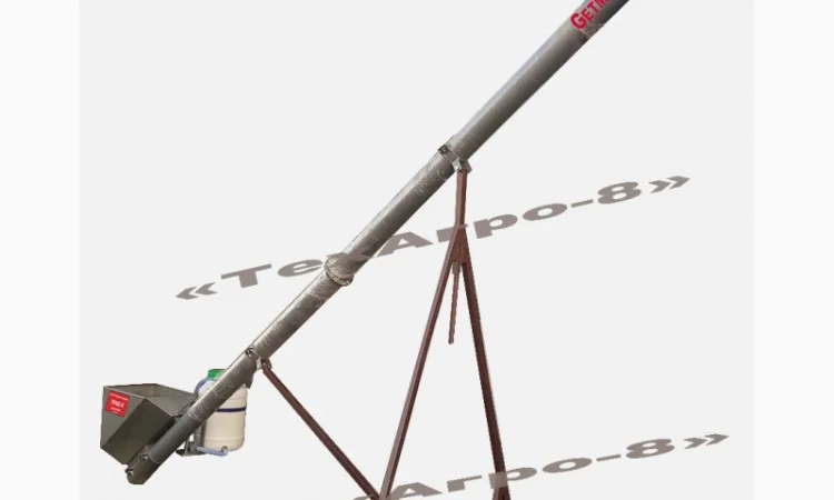 Погрузчик зернопогрузчик зерна шнековый «GETMAN - 8.0m» до 25т/ч, d=159мм, 3кВт/380V - фото № 9