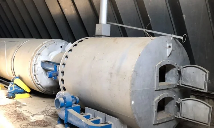 Барабанні сушарки для тирси, торфу, кормів – продуктивність до 2 т/год - фото № 5