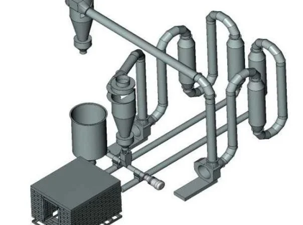 Сушилка аэродинамическая для сушения опилок и сыпучих материалов до 1500кг/час - фото № 1
