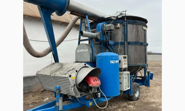 Мобільна зерносушарка Zaffrani 210 з генератором - фото № 1