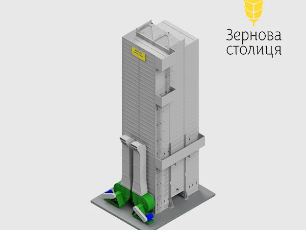 Шахтна зерносушарка Bonfanti з частковою рекуперацією ECOS BIO - фото № 1