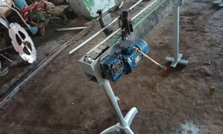 Транспортер - конвеєр стрічковий для консервних банок, склотари - фото № 3