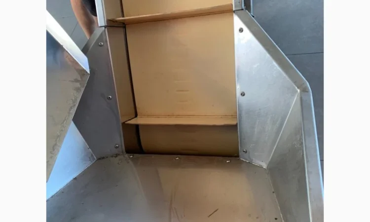 Конвеєр з гофробортом для харчових і хімічних продуктів, нержавіюча сталь - фото № 3