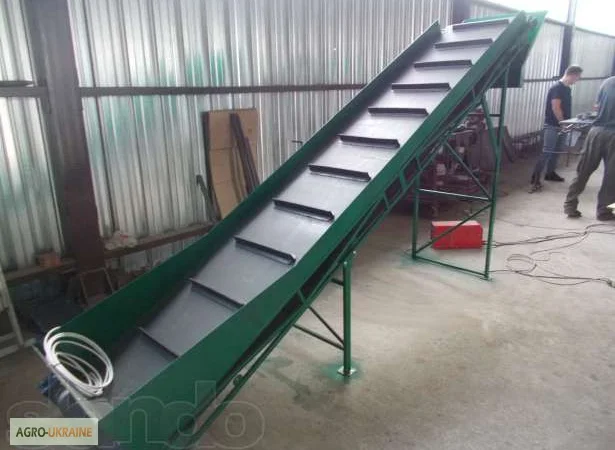 Конвеєр. Стрічковий транспортер. Підйомний транспортер. Інспекційний стіл - фото № 1